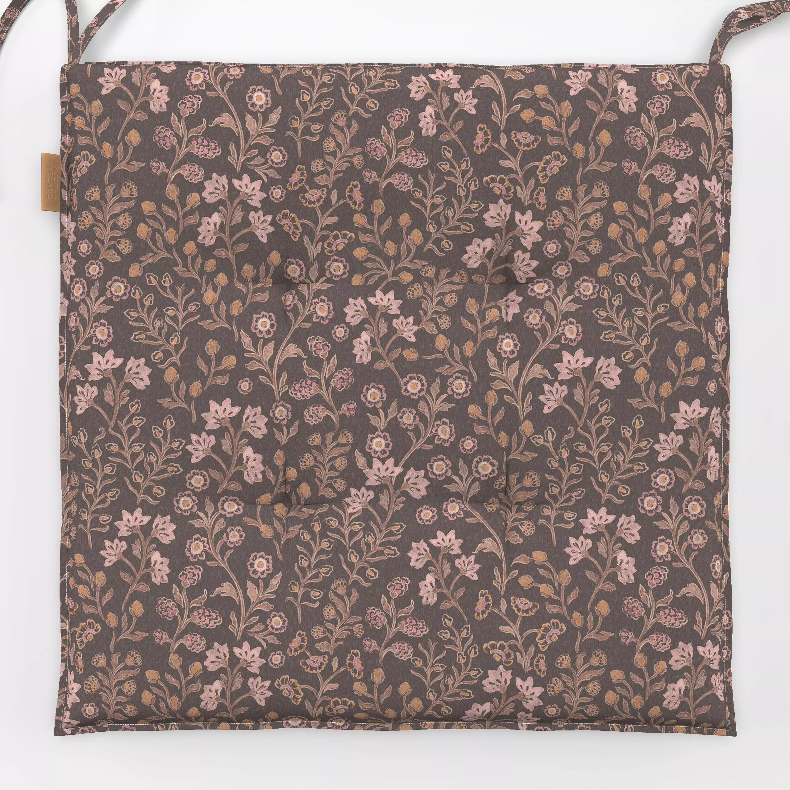 Sitzkissen Millefleur Cottage Florals I - Blumen & Florales, Retro & Vintage - von „Bloomery Decor"; Farmhouse, ditsy, flora...