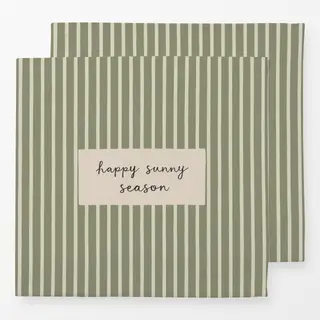 Servietten Happy Sunny Season Streifen