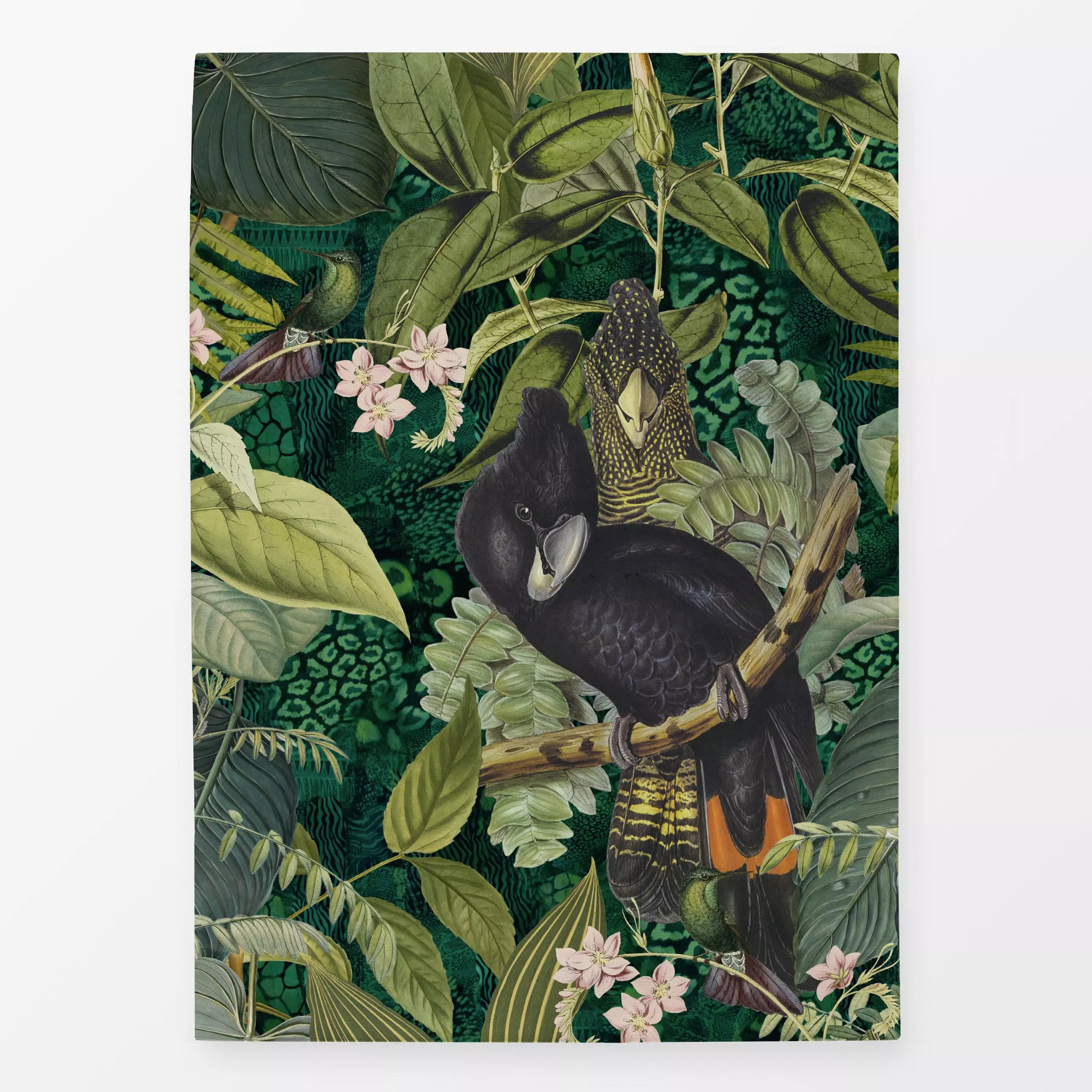 Geschirrtücher Kakadus Im Tropenparadies 3 - Natur & Landschaft, Sommer, Tiere - von „Andrea Haase"; Natur, Vogel, Kakadu, b...