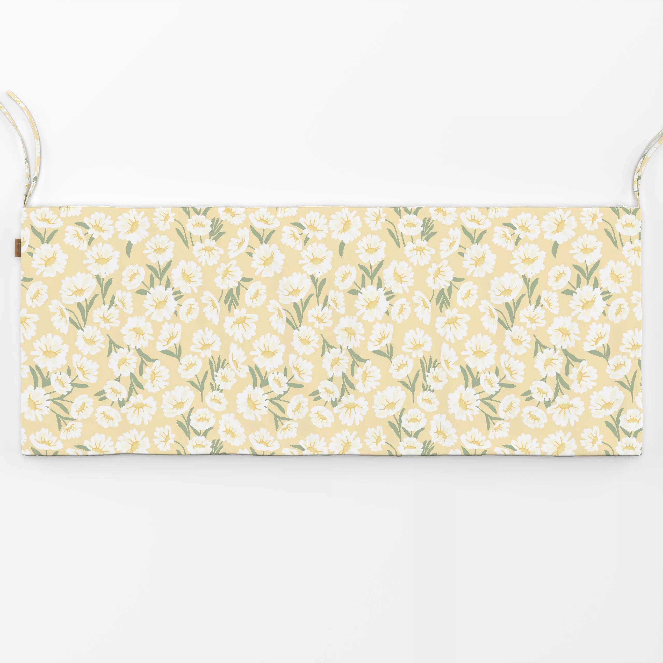 Bankauflage Blumenwiese gelb - Blumen & Florales, Pflanzen & Botanik - von „Studio Kesse"; Blumen, Garten, Blüten, Wildblume...