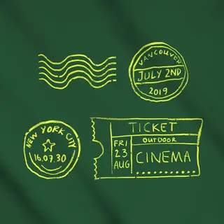 Meterware Exploring Summer Stamps