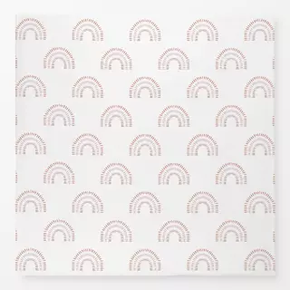 Tischdecke Boho Regenbogen gestrichelt