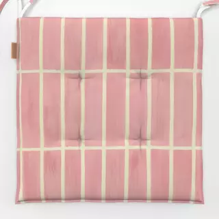 Sitzkissen Karo rosa