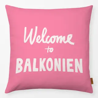 Kissen Balkonien Pink Wendekissen