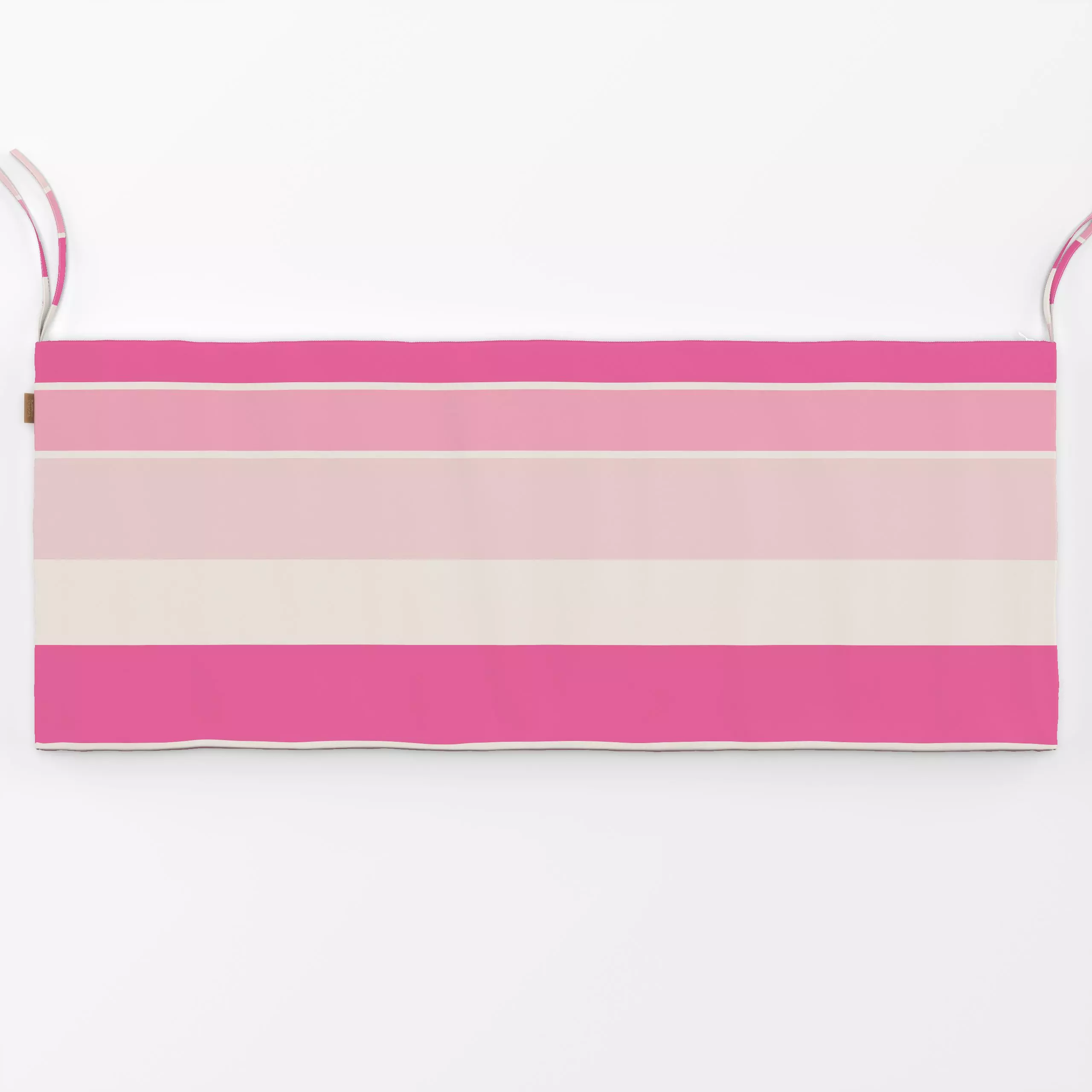 Bankauflage Ringel pink - Symbole & Muster - von „Kantioler Design"; Muster, rosa, beige, pink, fuchsia, Ringel