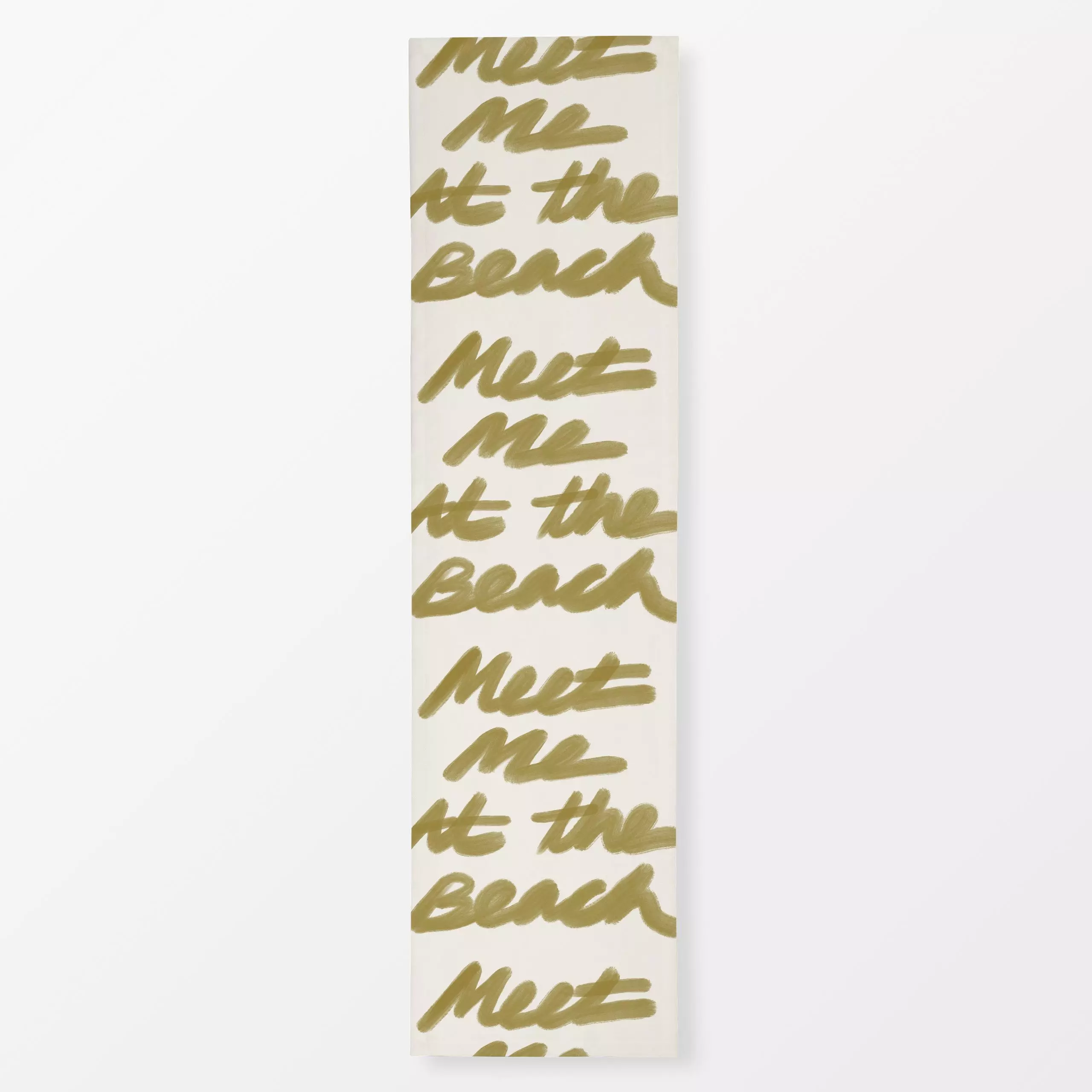 Tischläufer Meet Me at the Beach - Sommer, Sprüche & Schriftzüge - von „KunstbyStephie"