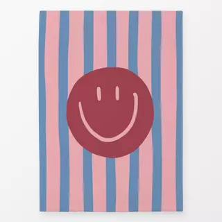 Geschirrtuch Smile Stripes hellblau