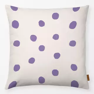 Kissen Power Dots lila