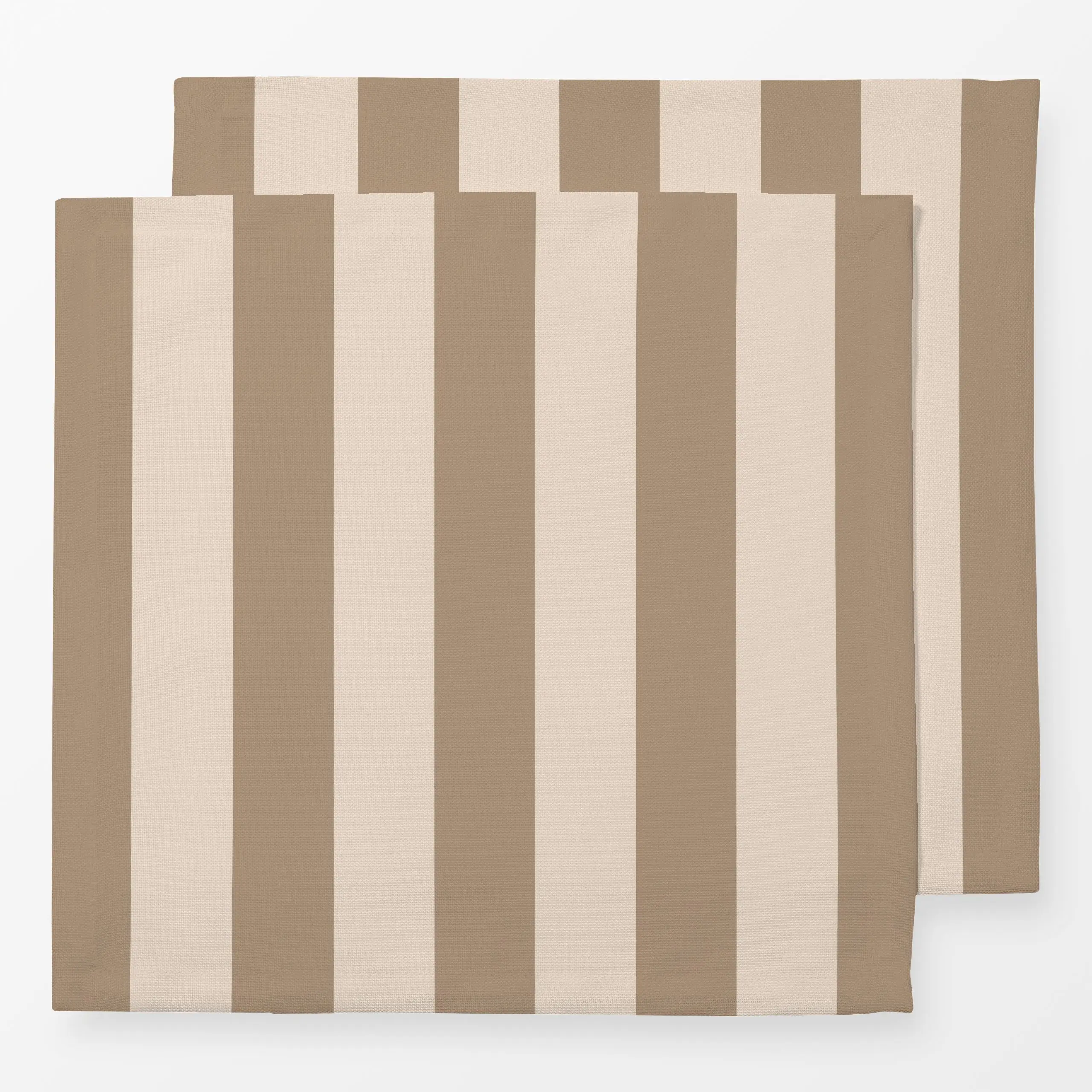 Servietten Beige Braun Herbst Streifen - Herbst, Symbole & Muster, Retro & Vintage - von „Monika Strigel"; boho, Streifen, b...