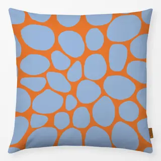 Kissen Frühling Steine lila orange