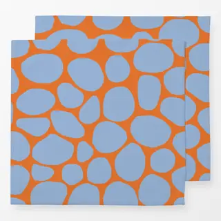 Servietten Frühling Steine lila orange