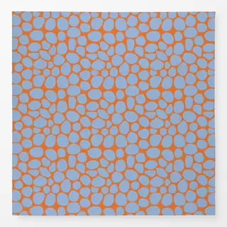 Tischdecke Frühling Steine lila orange