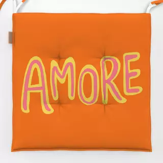 Sitzkissen Amore orange