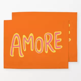 Tischset Amore orange