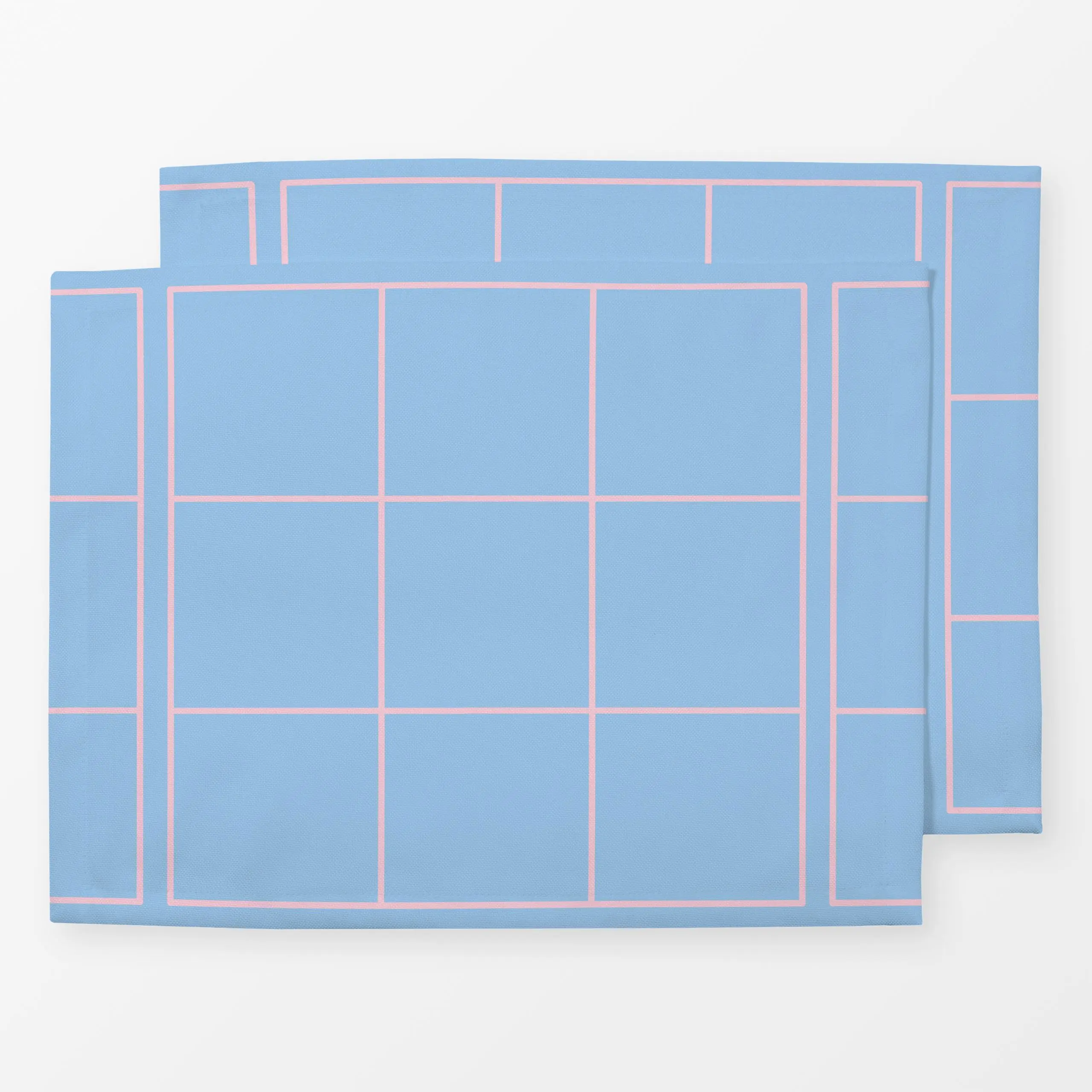 Tischset Happy Grid, gemustert, von Ines Keck