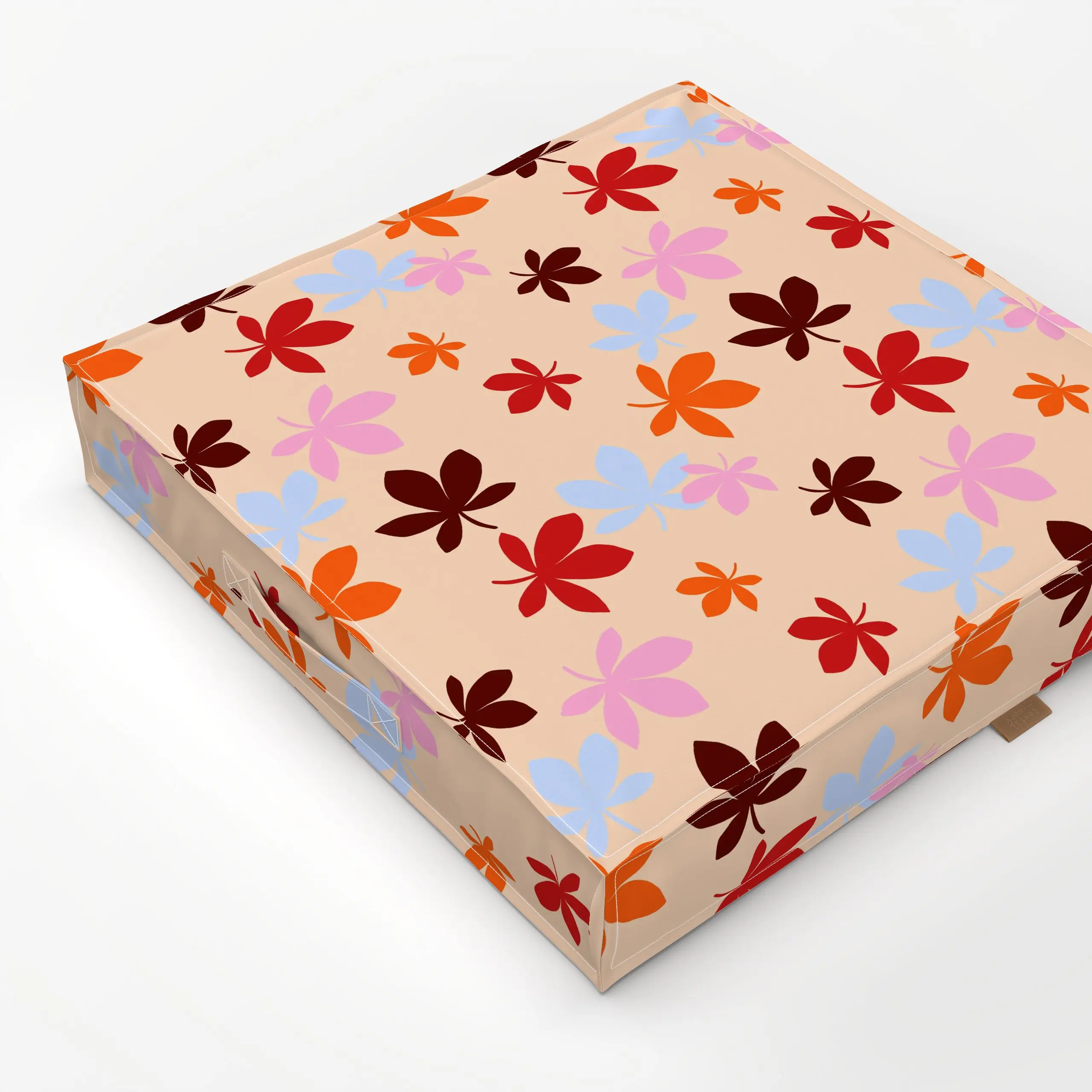 Bodenkissen Bunte Herbstblätter - Herbst, Pflanzen & Botanik - von „Julia Reyelt"; Blätter, Herbst, herbstlich, farbenfroh, ...