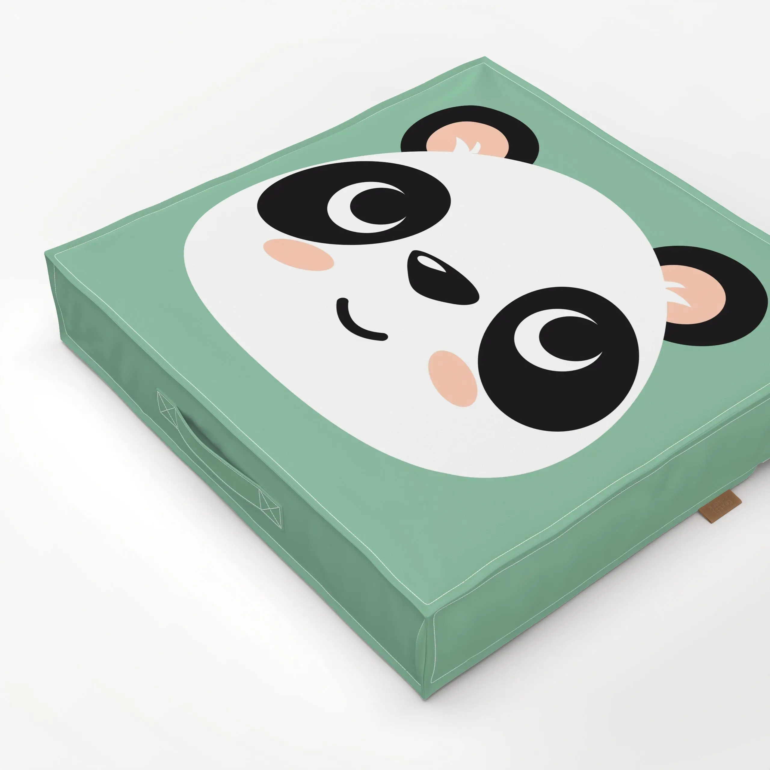 Bodenkissen Cute Panda Pandabär - Kinderzimmer & Motive für Kinder, Tiere - von „Carmen Eisendle"; Kinder, Dschungle, Bär, P...