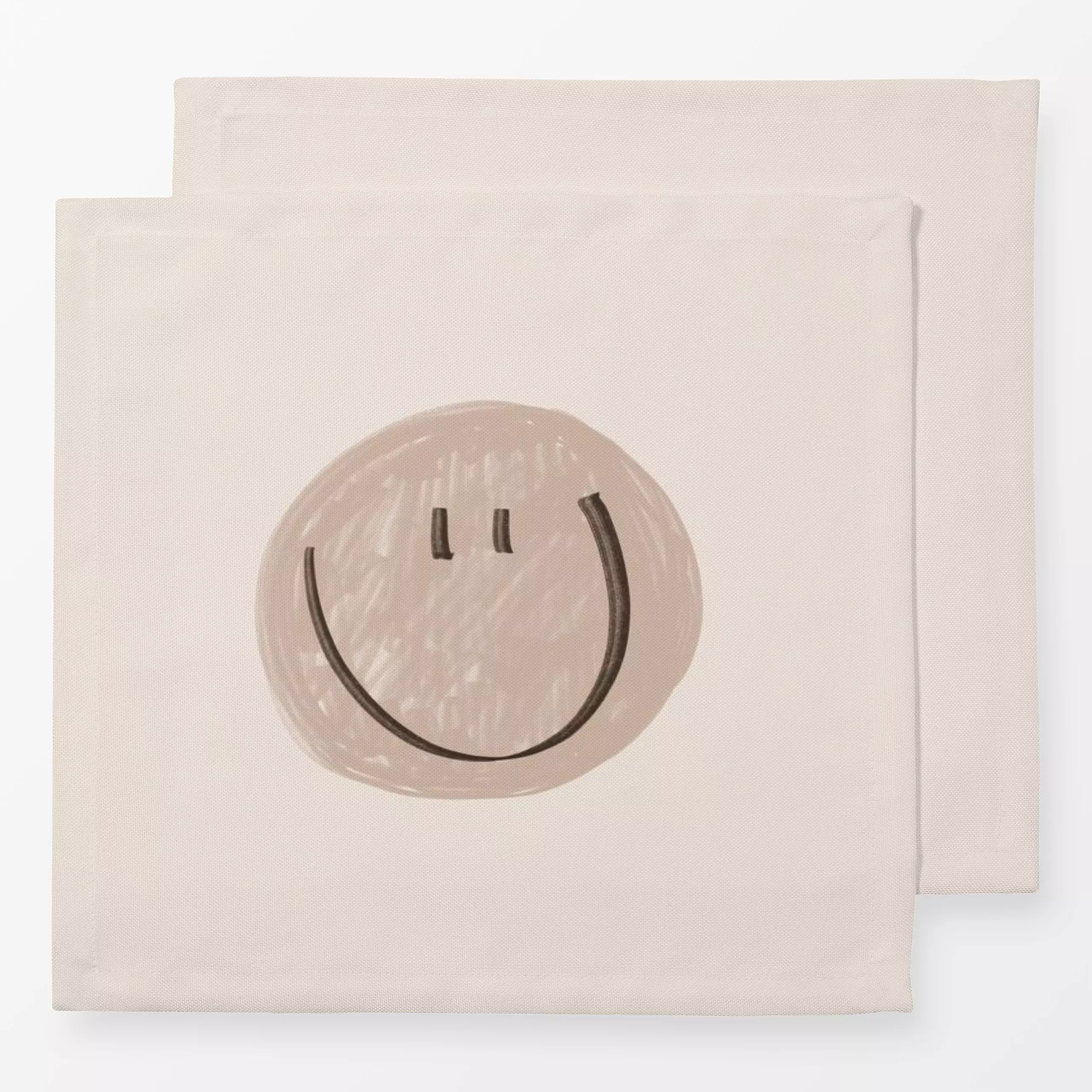 Servietten Smile - von „Kruth Design"; modern, Sommer, geschenkidee, schlicht, kruthdesign, fruhling, Dekokissen