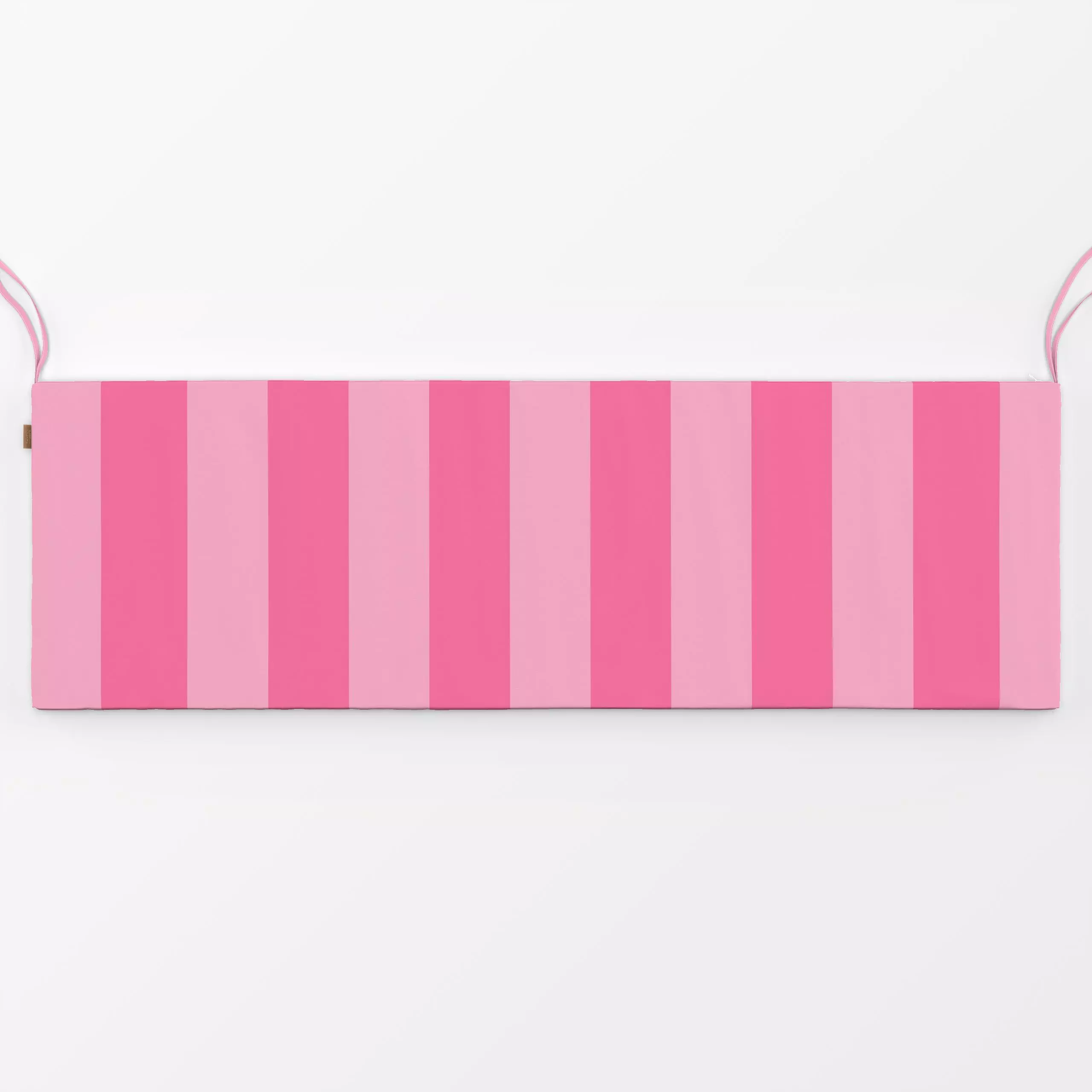 Bankauflage Streifen Pink - Symbole & Muster - von „Kruth Design"; Linien, Streifen, Sommer, pink, bunt, gestreift, Sofakiss...