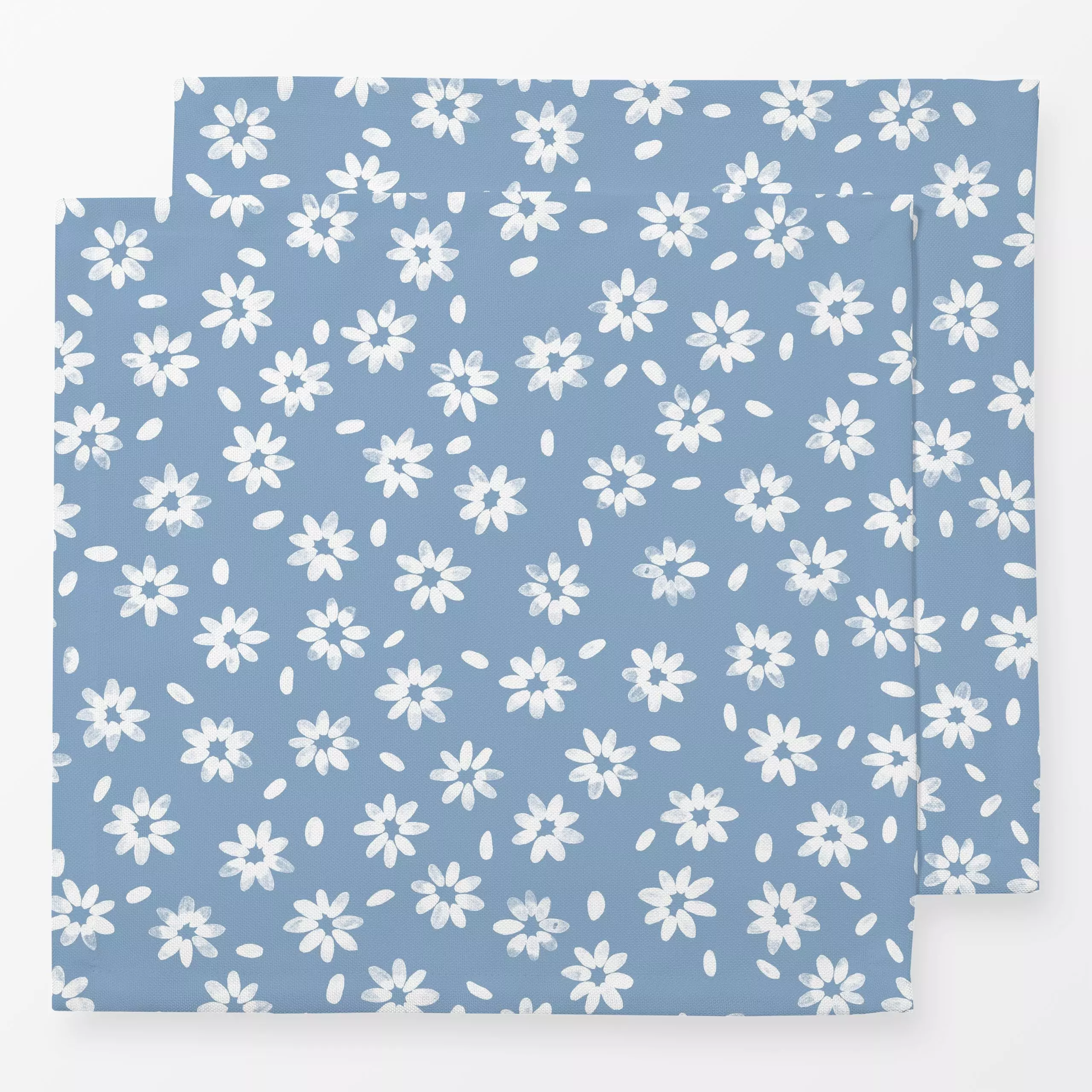 Servietten FRÜHLING Blüten Ditsy Daisy 1 - Blumen & Florales, Frühling, Symbole & Muster - von „Primus Pattern"; Blumen, Blü...