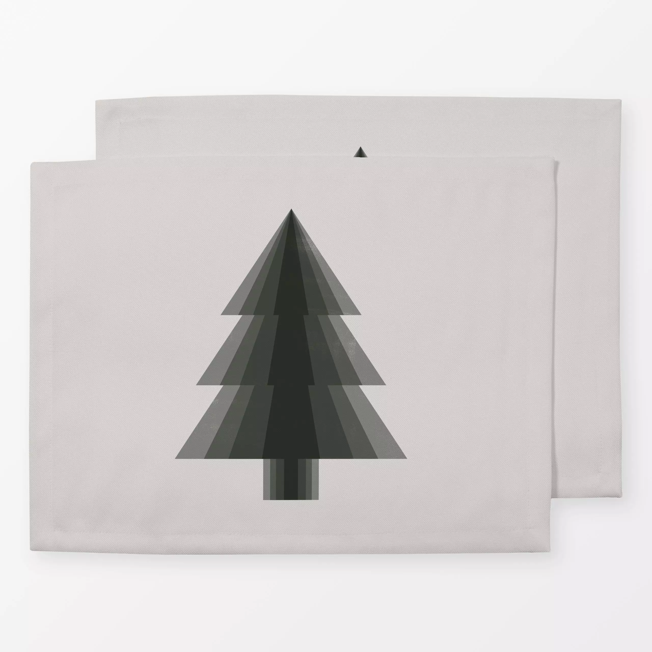 Tischset Tanne Hellbeige Grün - Weihnachten - von „textilwerk"