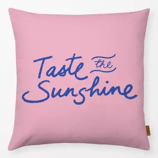 Kissen Taste the Sunshine pink