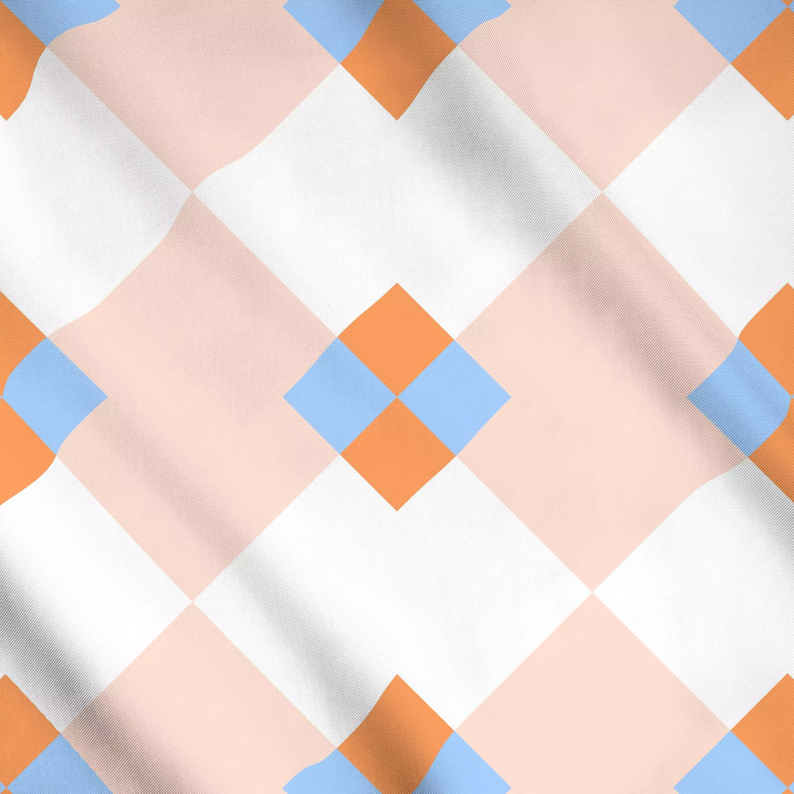 Meterware KItchen Tile No 2 Orange - Symbole & Muster - von „Jana Moßmann"; Kitchen, Fliesen, Fliesenmotiv, Fliesenmuster, h...