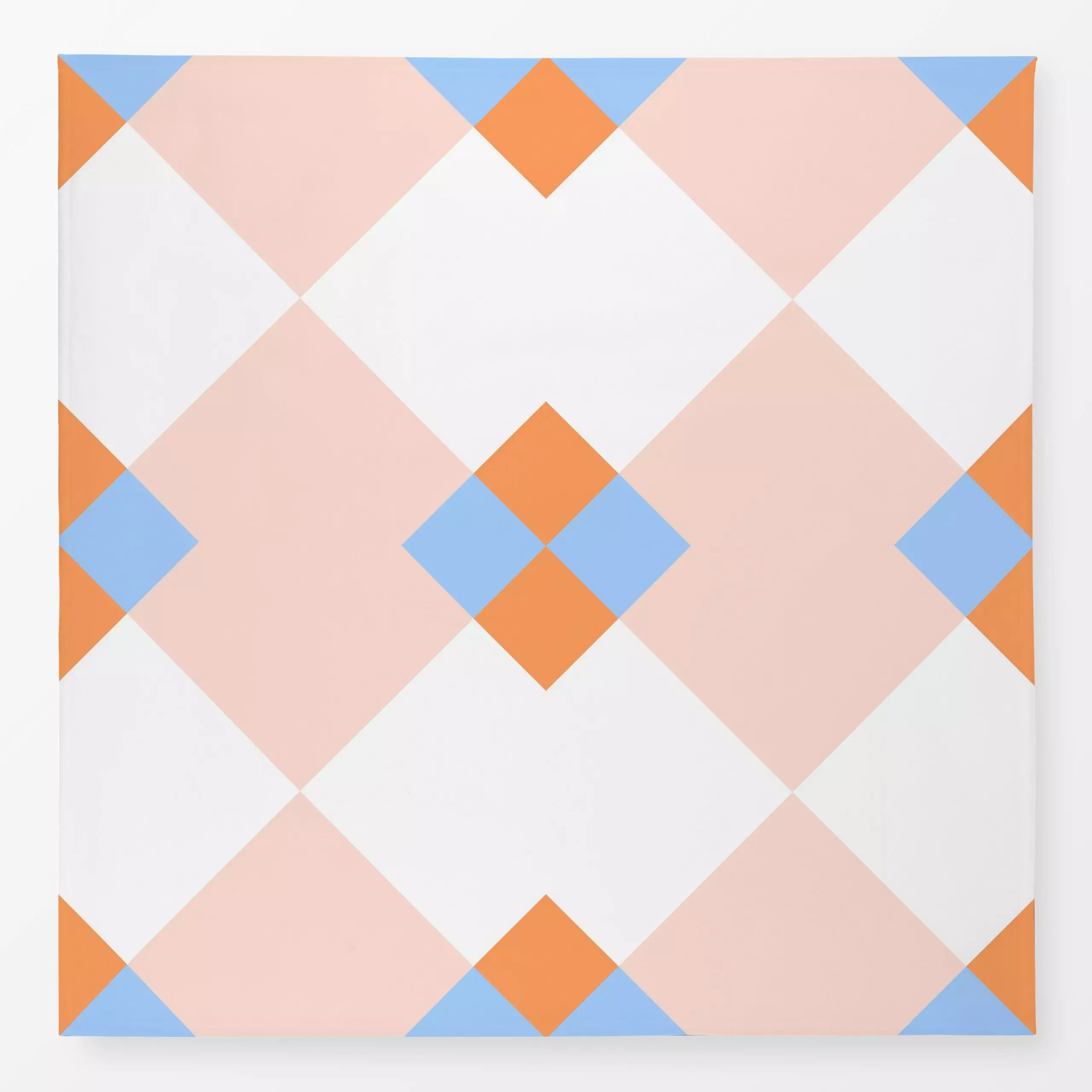 Tischdecke KItchen Tile No 2 Orange - Symbole & Muster - von „Jana Moßmann"; Kitchen, Fliesen, Fliesenmotiv, Fliesenmuster, ...