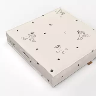 Bodenkissen Engel und Herzen