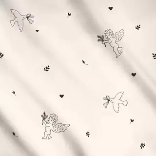 Meterware Engel und Herzen