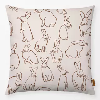 Kissen Bunnies Beige