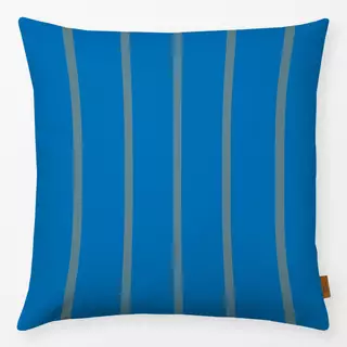 Kissen Blue Large Stripes