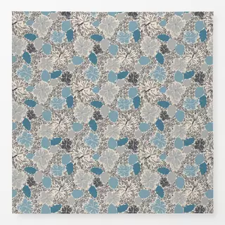 Tischdecke Hibiscusflower Vintage Blue