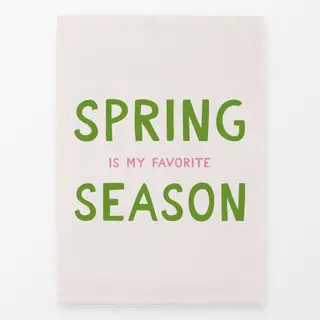 Geschirrtücher Spring Frühling Spruchkissen