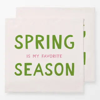 Servietten Spring Frühling Spruchkissen