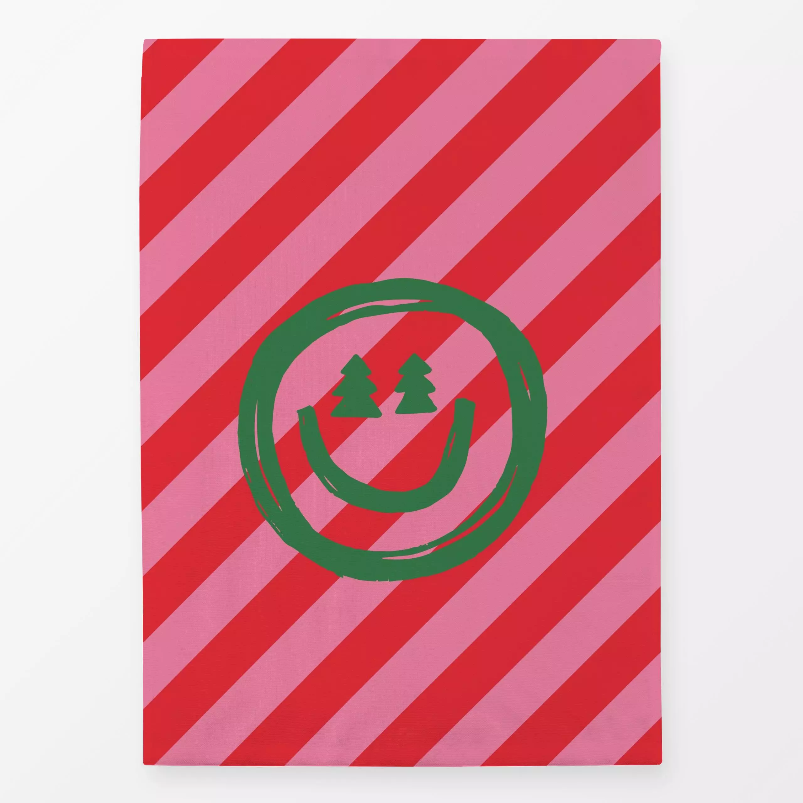 Geschirrtücher Winter Smile Stripes - Weihnachten, Anlässe - von „Kruth Design"; Streifen, Weihnachten, bunt, Geschenk, weih...