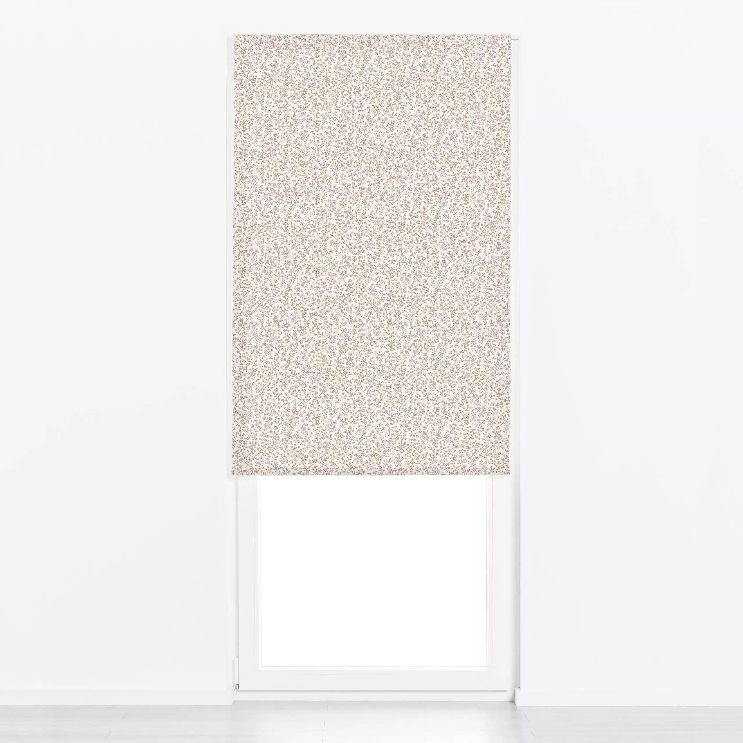 Raffrollo Rusticale Cottage Florals II - Blumen & Florales, Symbole & Muster - von „Bloomery Decor"; Wildblumen, floral, vin...