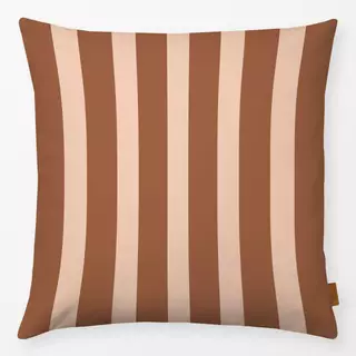 Kissen Bold Stripes brown