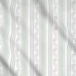 Meterware Vintage stripes sage white