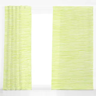 Dekovorhang Wilde-Streifen-hellgruen
