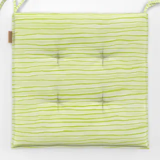 Sitzkissen Wilde-Streifen-hellgruen