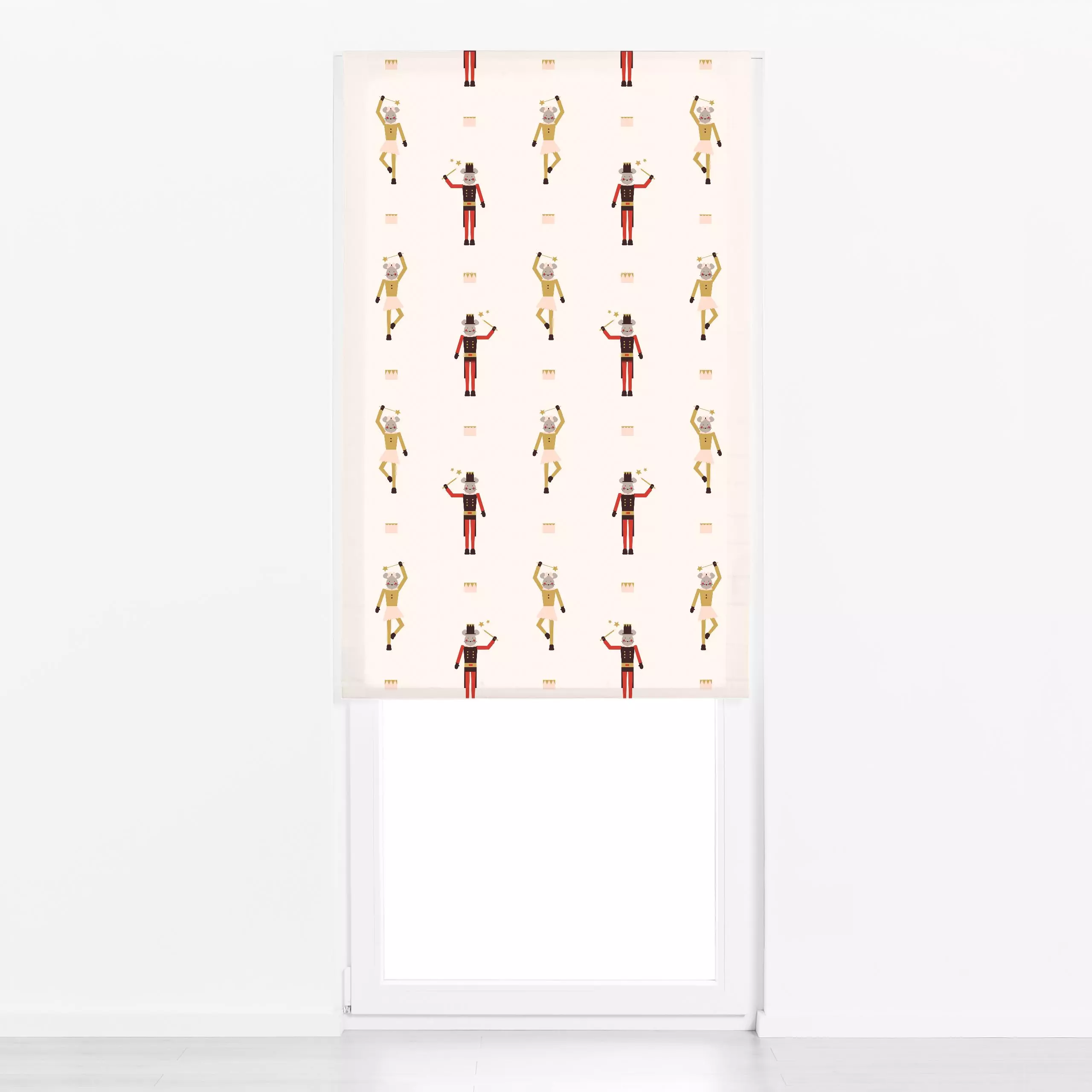 Raffrollo Wichtel Zauber Pattern - Kinderzimmer & Motive für Kinder, Anlässe - von „Jana Moßmann"; Sterne, Weihnachten, Weih...