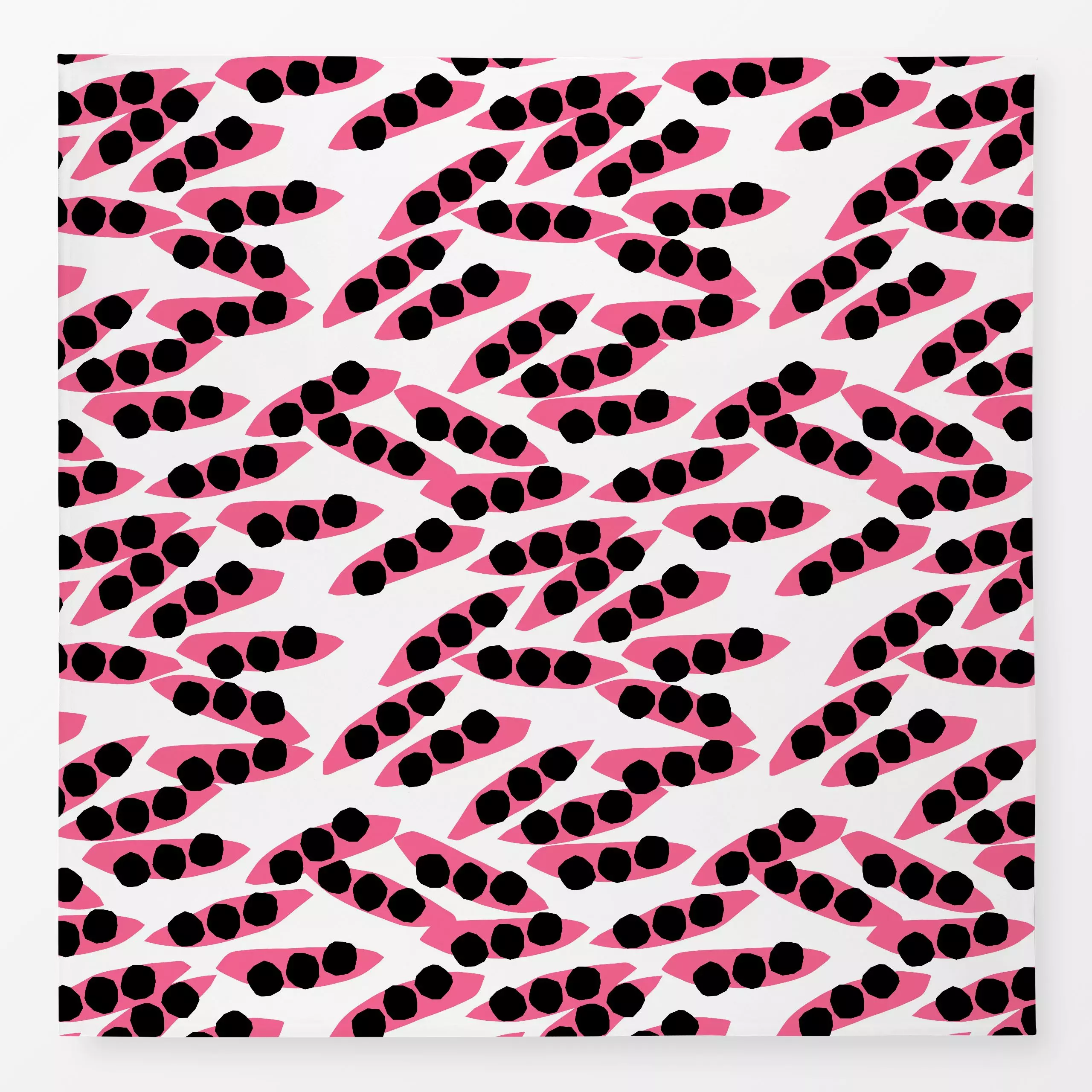 Tischdecke Cornfield Pink - Symbole & Muster - von „Lisa Jasmin Bauer"; Muster, abstrakt, modern, pink, Herbst, pattern, tre...