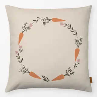 Kissen Möhren Kranz