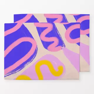 Tischset color Soft Punk