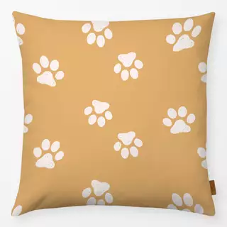 Kissen Paws Pfoten Mustard