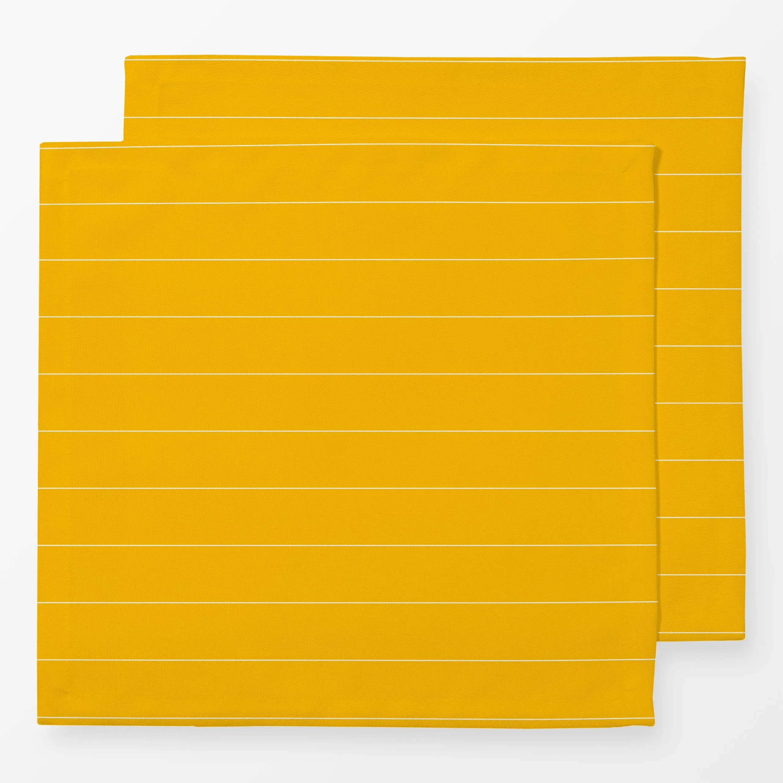 Servietten Streifen auf gelb - Sommer, Symbole & Muster - von „Kerstin Ax"; Linien, Streifen, Sommer, gelb, minimalistisch, ...