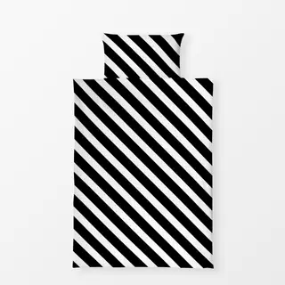 Bettwäsche Stripes Black