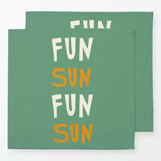 Servietten Fun Sun Grün