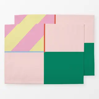 Tischset Colourful Summer Checks